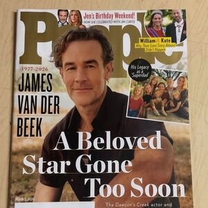March 2026 People magazine James Van Der Beek 1977-2026 Gone Too Soon